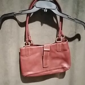 Elegant Burgundy Women's Handbag